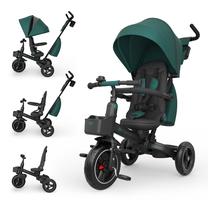 Triratukas KinderKraft Spinstep 2 Plus, žalia sp.