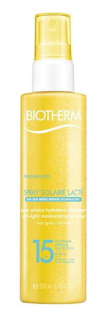 Izsmidzināms līdzeklis iedeguma kopšanai Biotherm SPF15, 200 ml