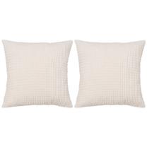 Dekoratīvs spilvens VLX Cushion Set, balta krās., 60 cm x 60 cm, 2 gab.