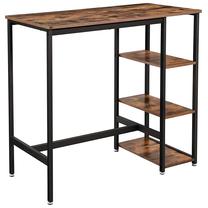Baro stalas Songmics, ruda sp./juoda sp., 109 cm x 60 cm x 100 cm