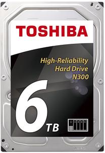 Serveri kõvaketas (HDD) Toshiba N300 HDWN160EZSTA, 3.5", 6 TB