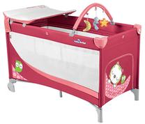 Kelioninė lovytė Baby Design Dream 02, raudona sp.