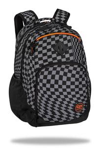 Mokyklinė kuprinė CoolPack Break Chess, juoda sp./pilka sp., 19 cm x 45 cm x 32 cm