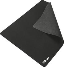 Pelės kilimėlis Trust, 21 cm x 25 cm x 0.3 cm, juoda sp.