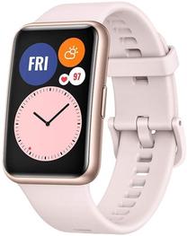 Viedais pulkstenis Huawei Watch Fit, rozā krās.