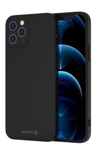 Telefono dėklas Swissten, juoda sp., Apple