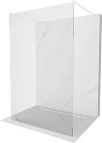 Dušas siena Mexen Kioto Walk-in, 130 cm x 200 cm, balta krās./rūdītais