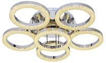 Valgusti lagi Opviq L1711, LED, 3000 °K, 6 x 12 W, läbipaistev v. / kroom v., 68 x 68 cm
