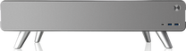 Kompiuterio korpusas Raijintek Pan Slim Mini-ITX, sidabro sp.