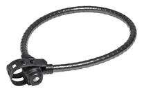 Велосипедный замок Trelock Fixxgo PK 222/75/15, черный цв., 750 мм x 15 мм