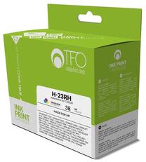 Tintes printera kasetne TFO H-23RH (C1823D) Remanufactured, dzeltens krās./fuksīna (magenta) krās./zilganzaļa (cyan) krās., 38 ml