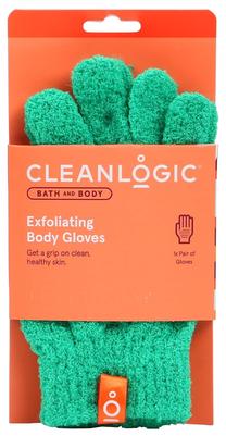 Beržamais mazgāšanās cimds Cleanlogic Bath & Body Exfoliating, 29 cm x 14 cm, (krāsa/dizains tiek izvēlēts nejauši)