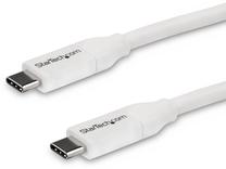 Vads StarTech USB C to USB C USB Type-C, USB Type-C, 4 m, balta krās.