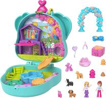 Комплект Mattel Polly Pocket Polly Pocket Doggy Birthday Bash HKV30, многоцветный