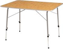 Stovyklavimo stalas Easy Camp Menton, ruda sp./pilka sp., 100 cm x 70 cm x 50 - 68 cm