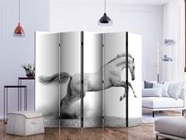 Širma Artgeist White Gallop II Paraventtc1988, įvairių spalvų, 225 cm x 172 cm