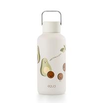 Ūdens pudele EQUA TIMELESS AVOCADO, balta krās./daudzkrāsaina, nerūsējošais tērauds/silikons, 0.6 l