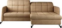 Kampinė sofa Lorelle Texas 26, šviesiai ruda sp., dešininė, 160 x 225 cm x 105 cm