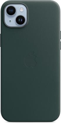 Telefono dėklas Apple Leather Case with MagSafe, žalia sp., Apple
