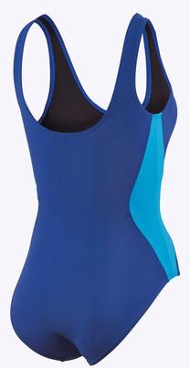 Maudymosi kostiumėlis, moterims Beco Shaping Classic Suit, mėlyna sp./juoda sp., 48c