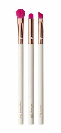 Dekoratīvās kosmētikas otu komplekts Ubu - Urban Beauty United Smokey Eye, 3 gab., balta krās.