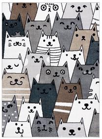 Ковер комнатные Hakano Beo Gatti, многоцветный, 290 см x 200 см