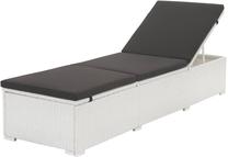 Lauko gultas VLX Sun Lounger 43951, balta sp.