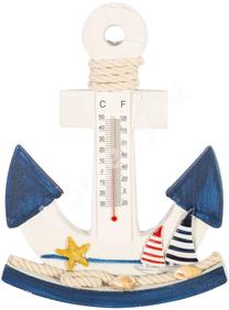 Oro termometras Home4you Beach House Anchor, mėlyna sp./balta sp.