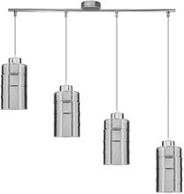 Lampa griesti Candellux Lighting Metz 34-58393, E27, 4 x 40 W, sudraba krās. / sudraba krās.