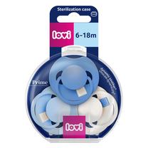 Čiulptukų rinkinys Lovi Prime Dynamic, 6+ mėn., mėlyna sp./balta sp.