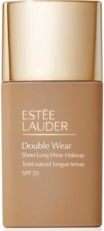 Skystas makiažo pagrindas Estee Lauder Double Wear Sheer Long-Wear Make Up 4N1, SPF 20, 4n1 shell beige, 30 ml
