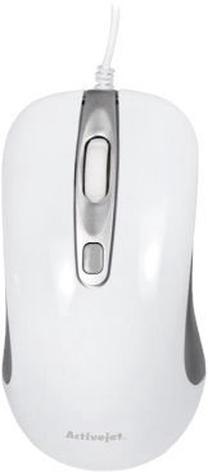 Kompiuterio pelė ActiveJet AMY-360, balta