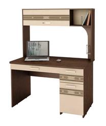 Rakstāmgalds ar skapi DaVita Orion 7.10, 120 cm x 70 cm, 162 cm, brūna krās.