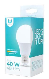 Lemputė Forever Light LED, A60, 3000 °K, E27, 18 W, 480 lm