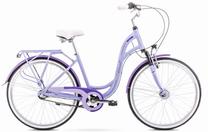 Dviratis miesto Romet Symfonia 2, 26 ", 19" rėmas, violetinė sp.