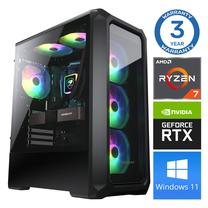 Stacionarus kompiuteris Intop RM72102WH AMD Ryzen 7 5700X, DDR4 16 GB, SSD+HDD 1 TB 4 TB, Nvidia GeForce RTX3050 6 GB GDDR6, Windows 11 Home