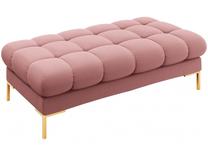 Pufas Micadoni Home Mamaia, aukso sp./rožinė sp., 133 cm x 62 cm x 41 cm
