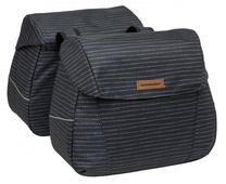 Dviračio krepšys New Looxs Joli Double Nomi BAGS293, vandeniui atsparus poliesteris, juoda sp.