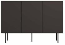 Шкафчики Elme Studios Inar, графитовый цв., 40 см x 117 см x 82 см