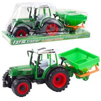 Žaisliniai traktoriai su priedais Lean Toys Farm Seeder, žalia sp.