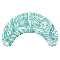 Pripučiamas plaustas Bestway AQUALUNA, 80 cm x 48 cm, mėlyna sp.