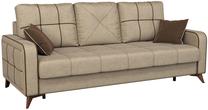 Sofa-lova MN Cherry, smėlio ruda sp., 99 x 222 cm x 94 cm