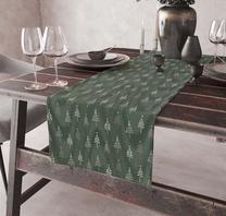 Stalo takelis Domoletti CTR-36 GREEN PRINTED, žalia sp., 45 x 140 cm