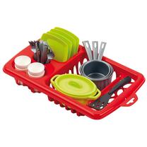 Наборы для игровой кухни, посуда в сушилке Ecoiffier Dishes on a Drying Rack, многоцветный