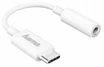 Adapteris Hama USB-C to 3.5 mm USB Type-C, 3.5mm female, balta krās.