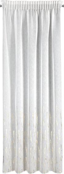 Dieninė užuolaida Linzi, aukso sp./balta sp., 140 cm x 270 cm