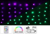 Lempučių girlianda Curtain, 3 m, įvairių spalvų, 120 LED