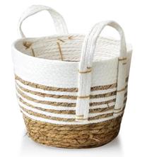 Korv Mondex Bali, merihein, 28 cm x 28 cm, pruun v./valge v.