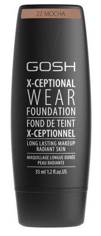 Skystas makiažo pagrindas Gosh X-Ceptional Wear, 22 mocha, 35 ml