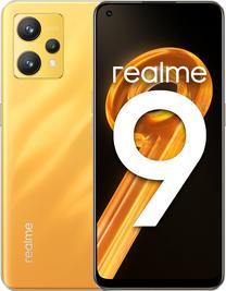 Mobilusis telefonas Realme 9, 128 GB, geltona sp.